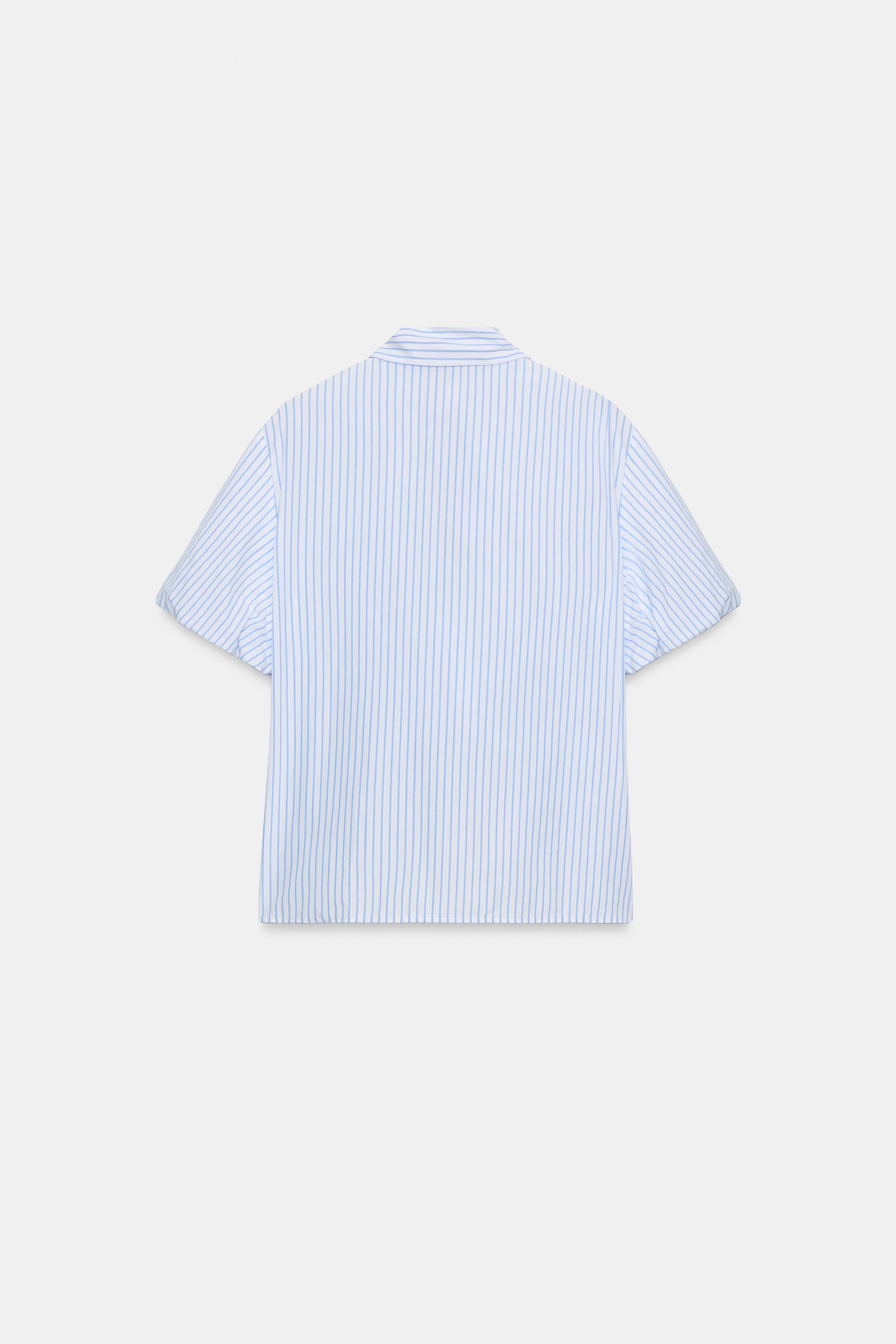 STRIPED TIED TOP